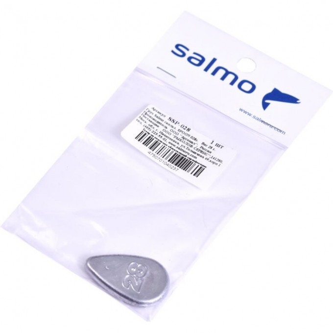 Груз SALMO Spoon скользящий 028г SSP-028