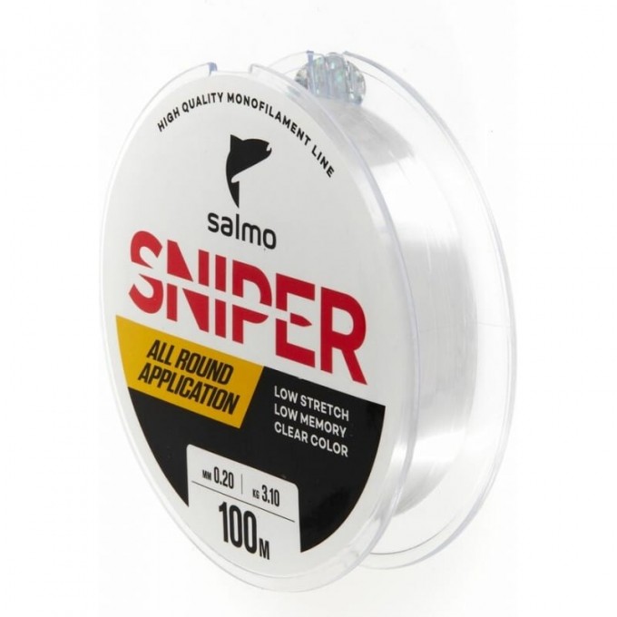 Леска монофильная SALMO Sniper Clear 100/020 4012-020