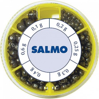 Грузила SALMO Дробинка Pl 6 секций стандартные 050г набор