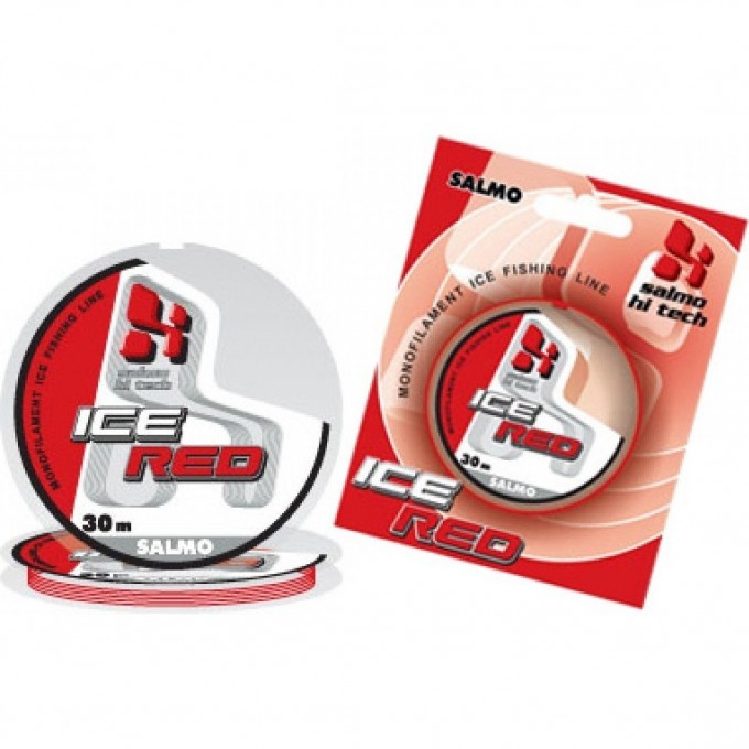 Леска монофильная зимняя SALMO Hi-Tech Ice Red 030/012 4941-012